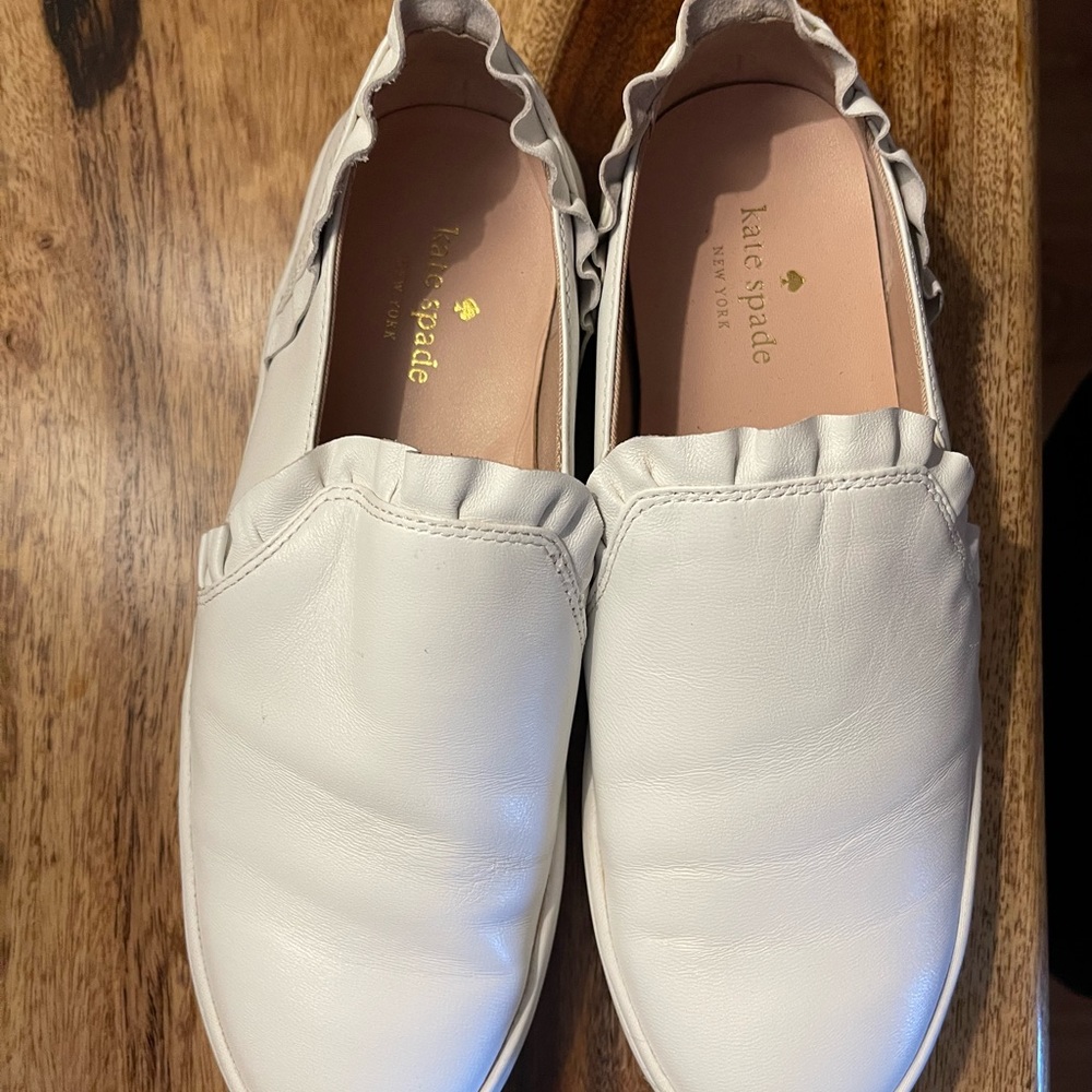 Kate Spade Leather Slip On Lilly Sneaker